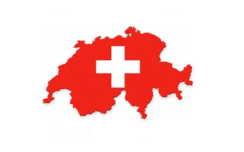 carte de la Suisse avec le drapeau suisse représentant les opportunités d’emploi en Suisse